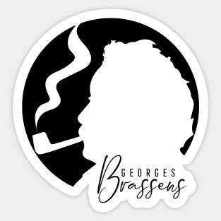 Georges Brassens - Hommage Sticker